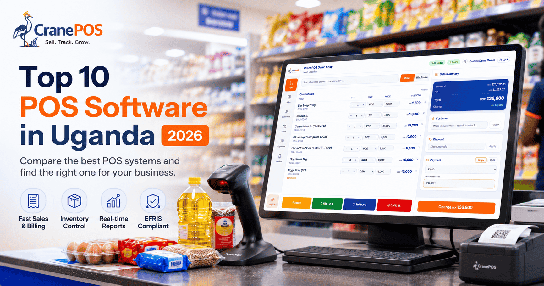 10 Best POS Software in Uganda in 2026: Features, Pricing and Comparison
